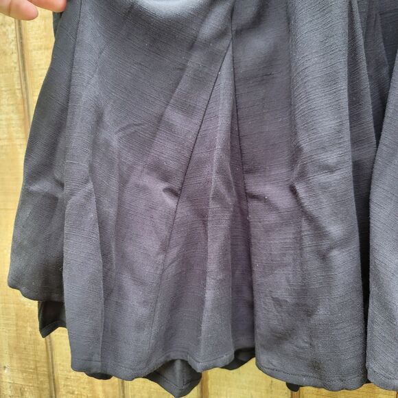 Ava & Viv Black Flounce Above The Knee Ballon Sleeve Dress Womens Size 2X - Picture 4 of 11